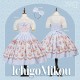 Strawberry Witch Rabbit In The Rose Garden Blouses, Skirt, JSK and One Piece(Reservation/Full Payment Without Shipping)